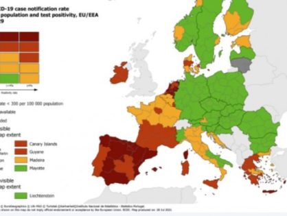 Europa solo 'salva' a tres CCAA del riesgo extremo por Covid-19